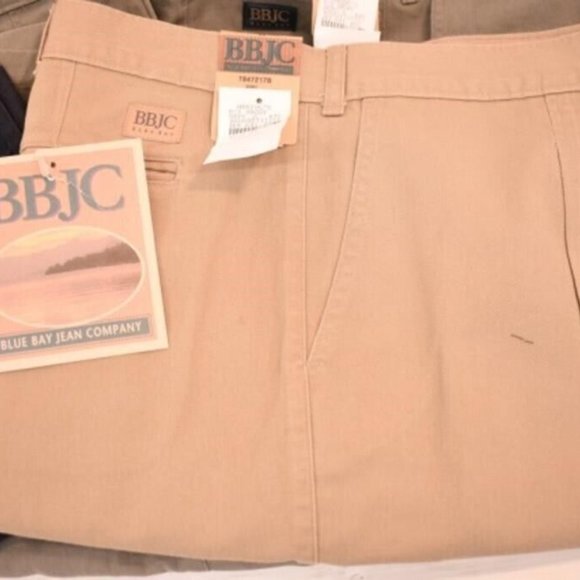 BX20 - 6x MENS BLUE BAY SHORTS sz 56 BBJC Men's KHAKI Shorts Boat Beach Casual - Picture 5 of 5